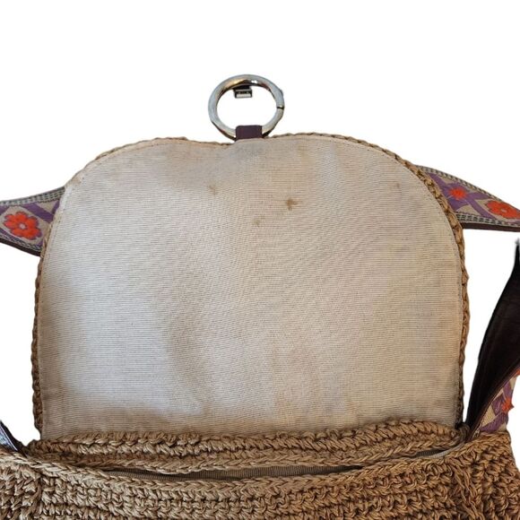 Native America Vintage Carryall Hippie Cottagecore Granola Girl Peasant Woven - Picture 2 of 5